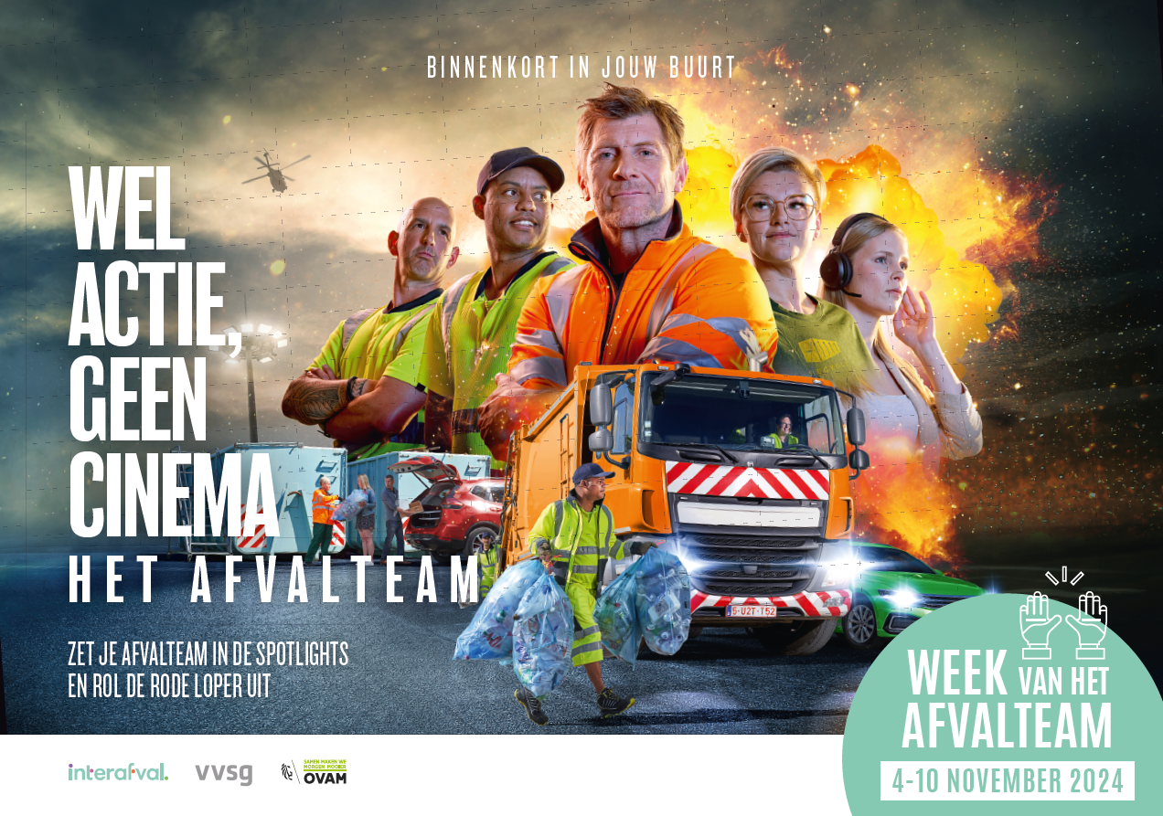 affiche week van het afvalteam