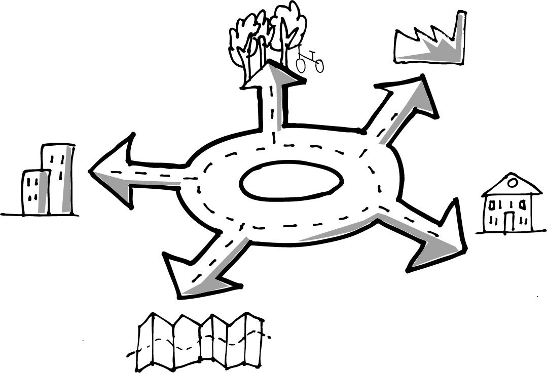 tekening ruimtelijke planning