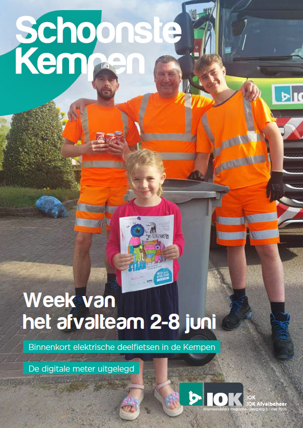 ophaalploeg met meisje met tekening