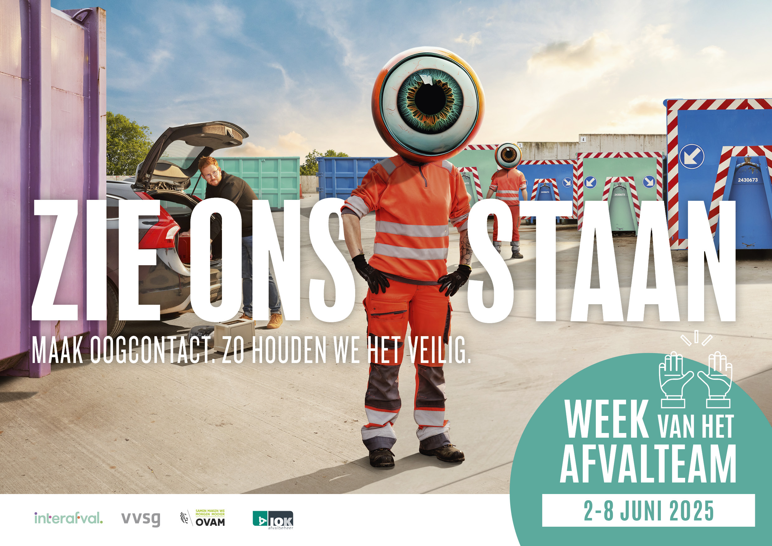 campagnebeeld week van het afvalteam 2025