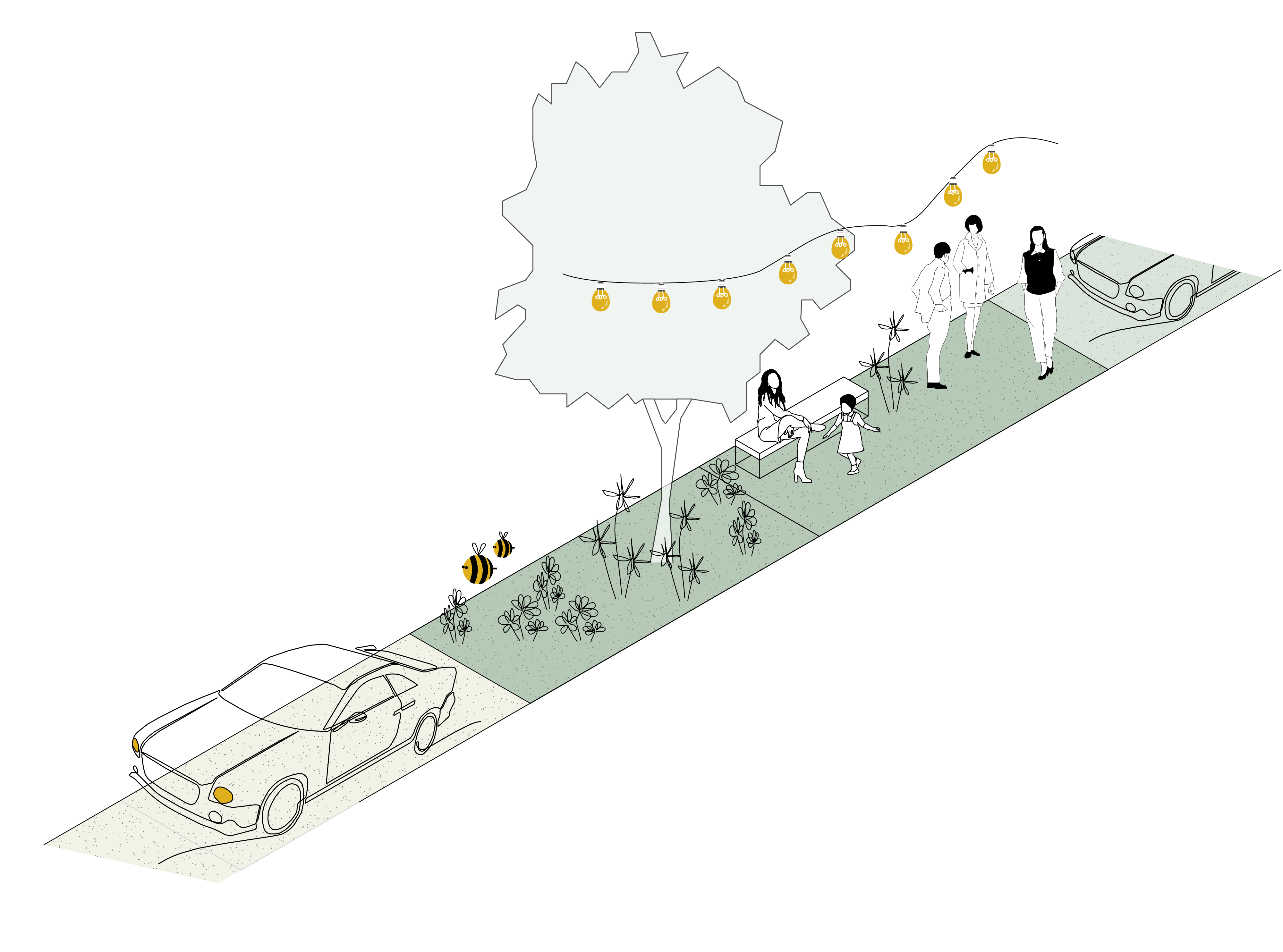 Vergroenen en ontharden van de openbare ruimte 
