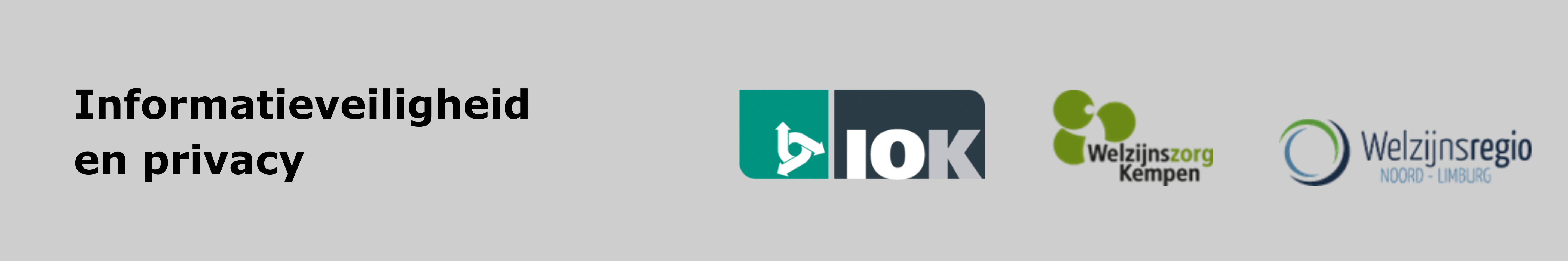 banner logo's iok welzijnszorg Kempen en welzijnsregio