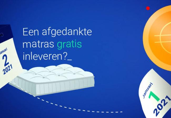gratis inleveren oude matras