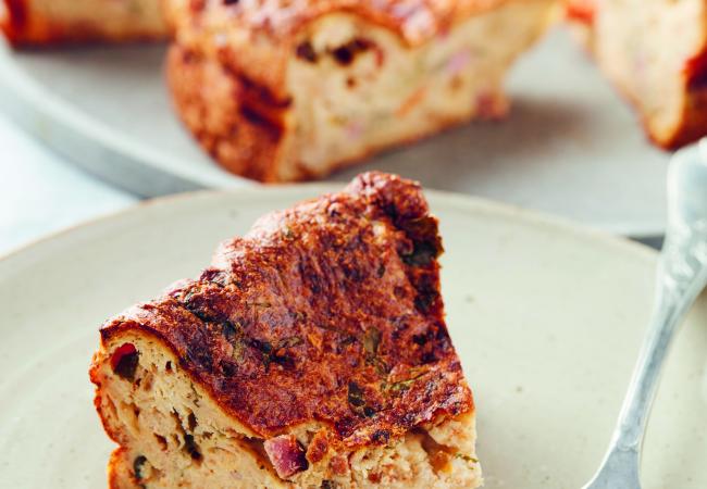 Hartige broodpudding